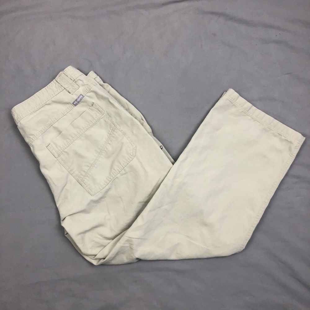 Columbia OMNI-SHADE Outdoor Pants Khaki 34 X 30